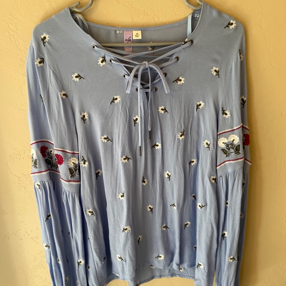 Periwinkle top